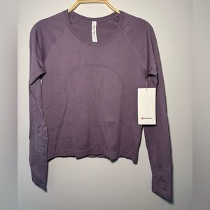 Lululemon Swiftly Tech Cropped Long Sleeve 2.0